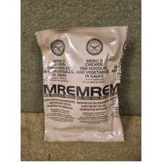 USA RAÇÃO MRE Nova Geração MENU 03 - MACARRÃO COM OVO E VEGETAIS AO MOLHO